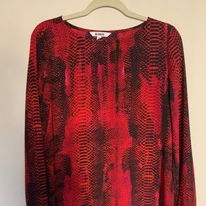 BB Dakota Jenelle Snake Print Dress